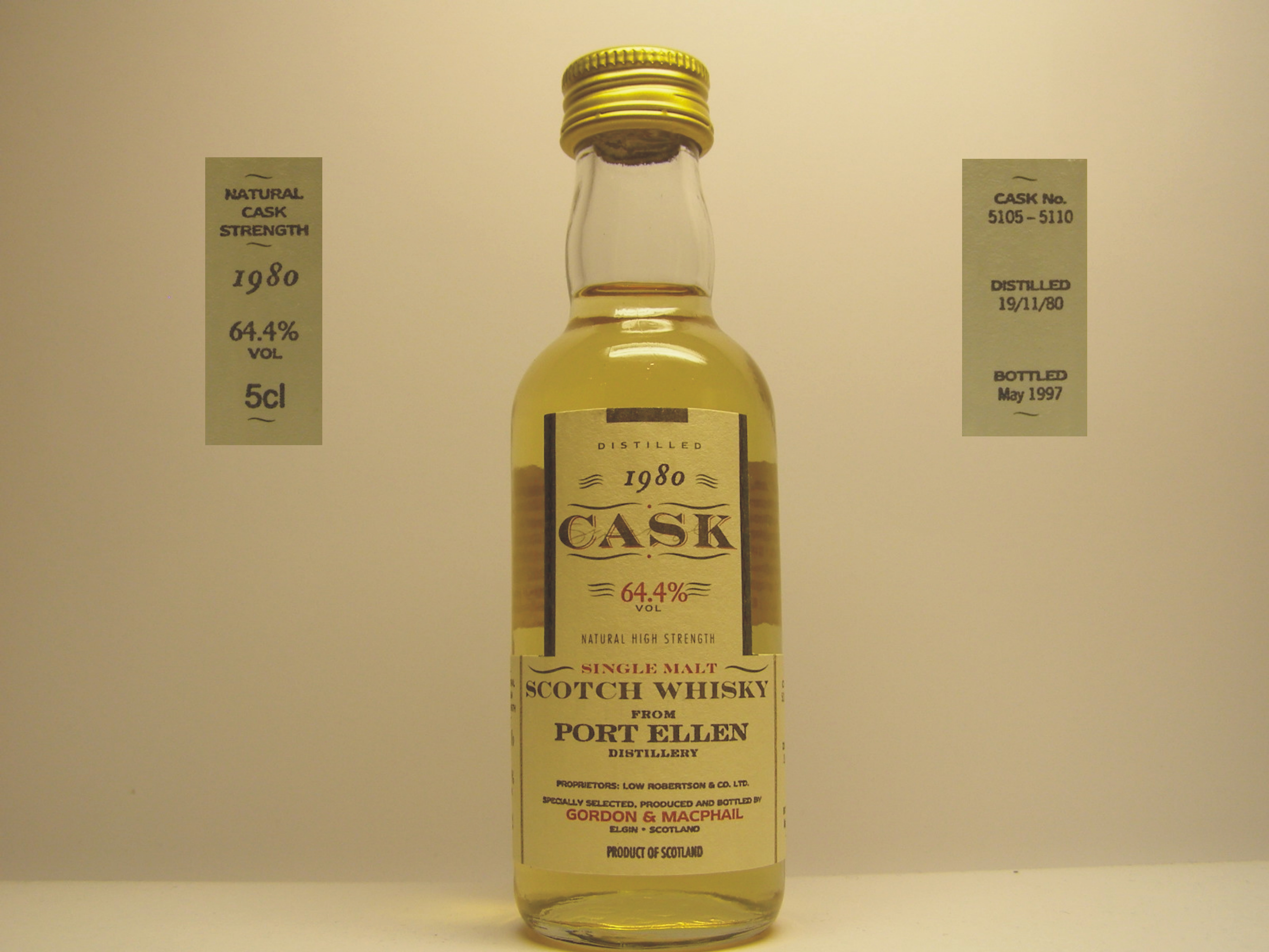 SMSW 16yo 1980-1997 "G&M Cask" 5cl 64,4%VOL